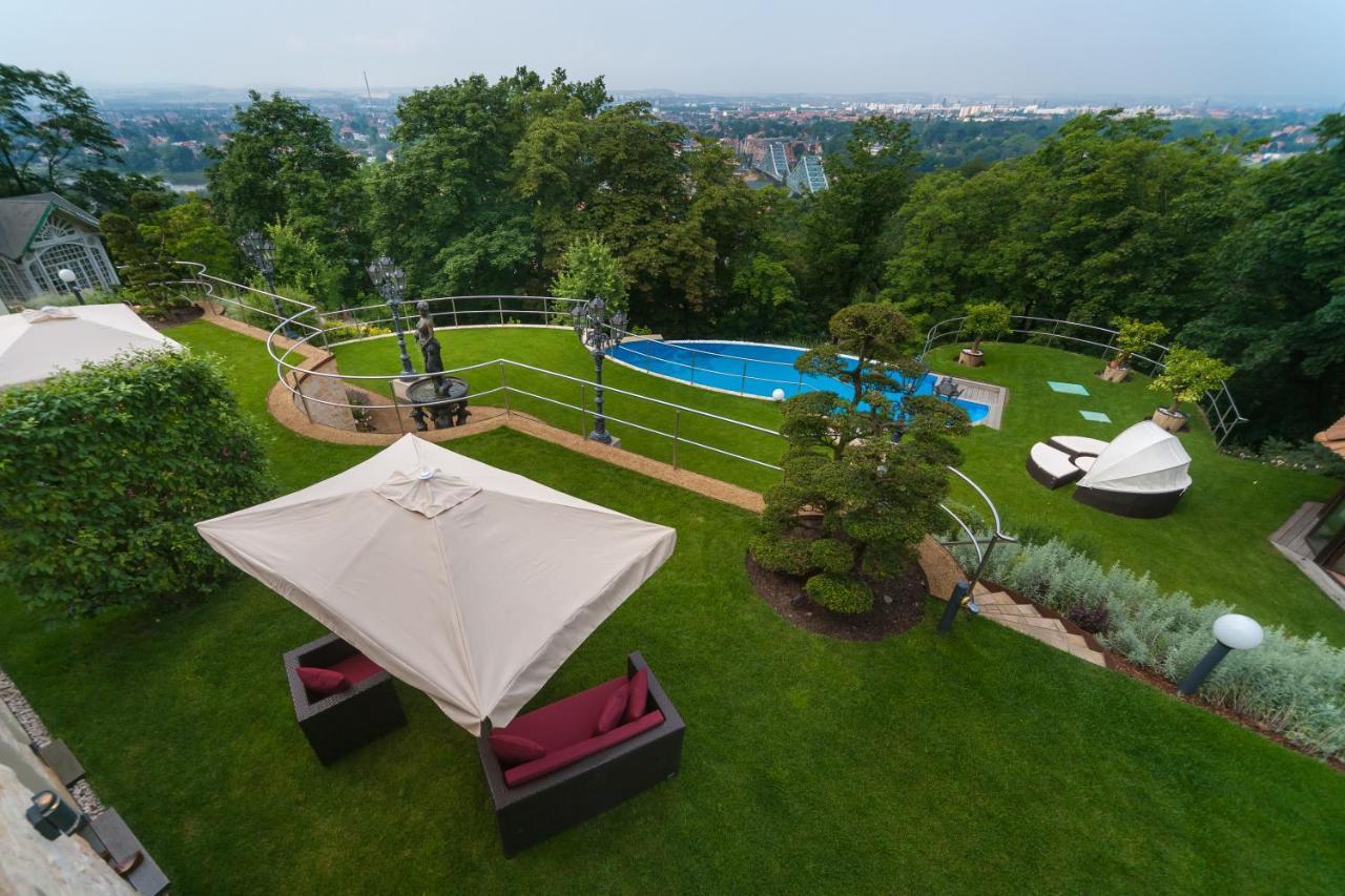 Villa Via Lapis - Panoramablick Ueber Dresden - Garten - Pool - Sauna - Luxus Bagian luar foto
